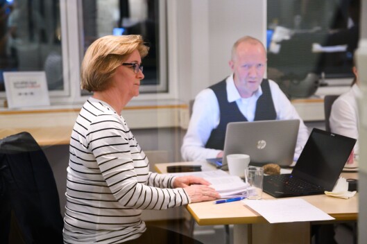 Styreleiar Hanna Relling Berg og generalsekretær Arne Jensen i Norsk Redaktørforening. Her frå styremøtet tysdag. Styreleiar Hanna Relling Berg og generalsekretær Arne Jensen i Norsk Redaktørforening. Her frå styremøtet tysdag.