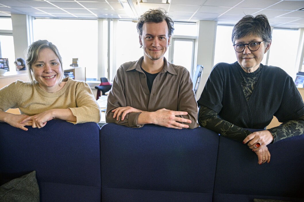 Det nye debatt-teamet til Vårt Land: Debattleder Dana Wanounou, journalist David Sviland og politisk redaktør Berit Aalborg. Det nye debatt-teamet til Vårt Land: Debattleder Dana Wanounou, journalist David Sviland og politisk redaktør Berit Aalborg.
