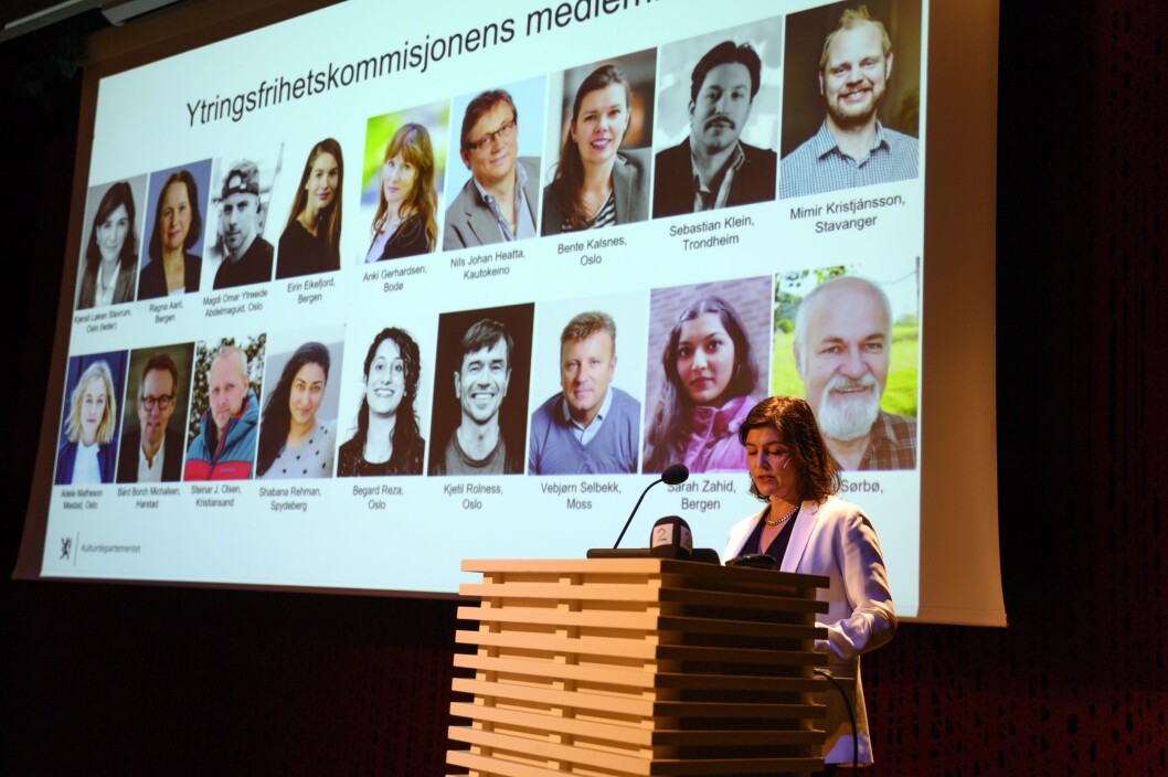 Ytringsfrihetskommisjonens leder Kjersti Løken Stavrum Ytringsfrihetskommisjonens leder Kjersti Løken Stavrum