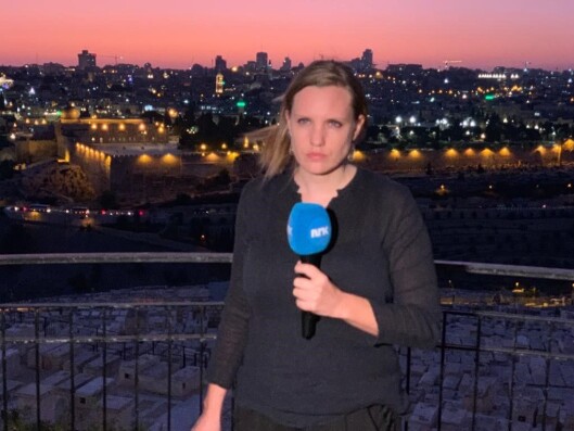 Kristin Solberg i Jerusalem. Kristin Solberg i Jerusalem.