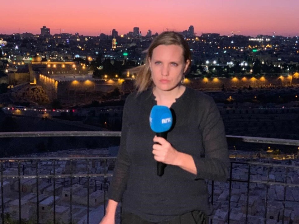 Kristin Solberg i Jerusalem.