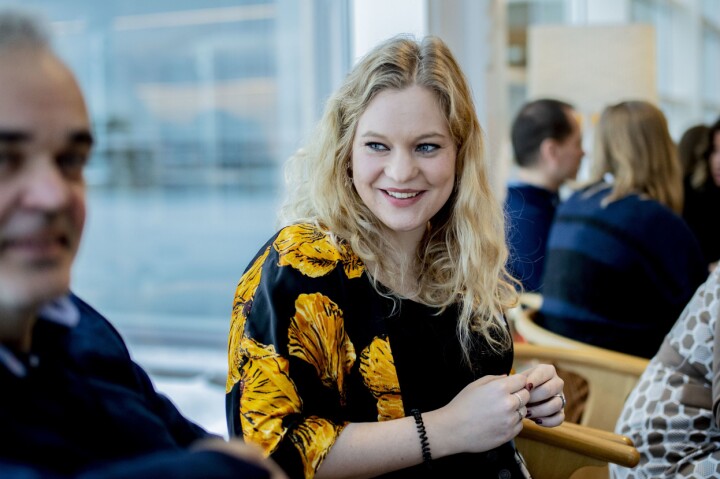 Ida Anna Haugen i NRK. Her fra første runde av mentorprogrammet itl MBL og Medienettverket