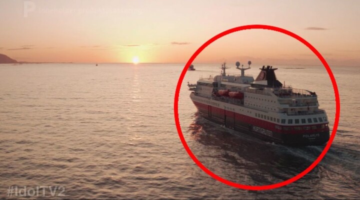 IDOL: Hurtigruten har betalt for at Idol skal ha audition-innspeling på denne båten. IDOL: Hurtigruten har betalt for at Idol skal ha audition-innspeling på denne båten.