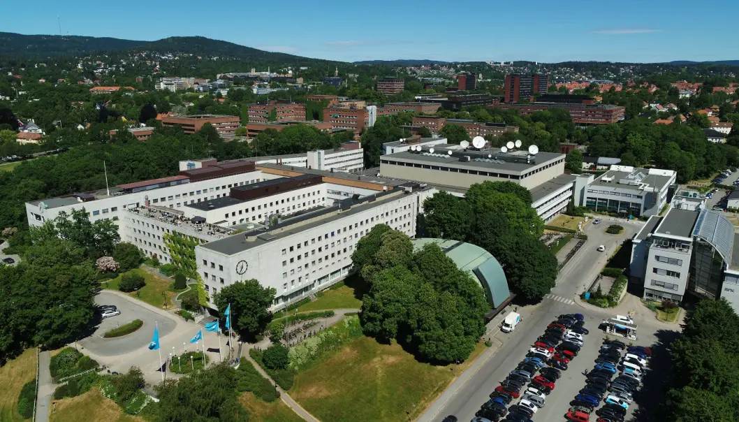 NRK-tomta på Marienlyst. Foto: NRK NRK-tomta på Marienlyst. Foto: NRK