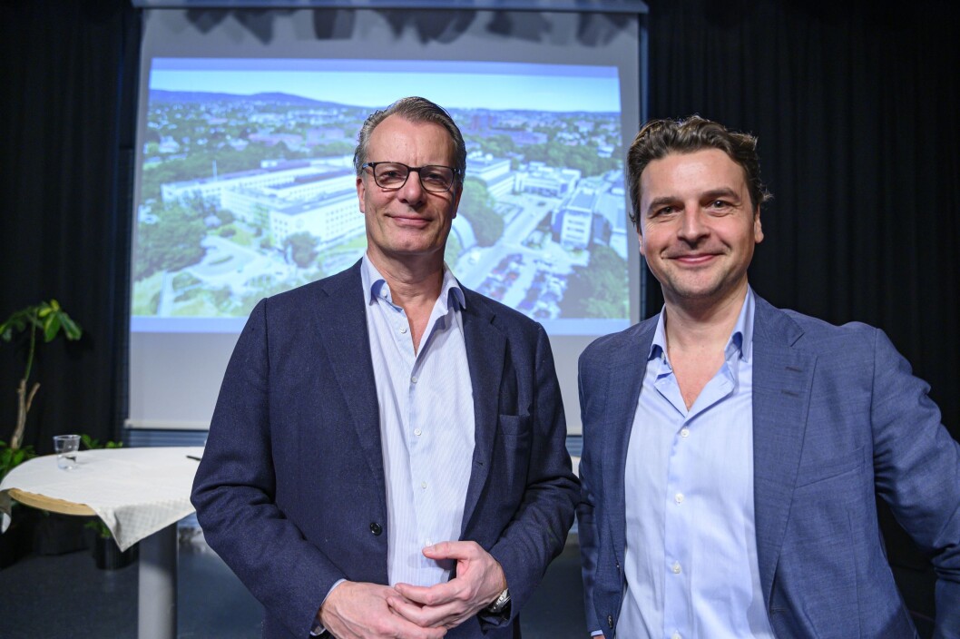 Ferds styreleder Johan H. Andresen (til venstre) og konsernsjef Morten Borge gleder seg til å videreutvikle NRK-tomten på Marienlyst. Ferds styreleder Johan H. Andresen (til venstre) og konsernsjef Morten Borge gleder seg til å videreutvikle NRK-tomten på Marienlyst.