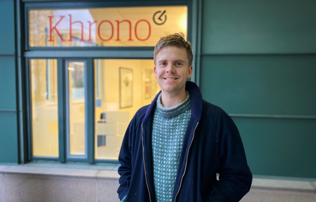 Torkjell Trædal, journalist i Khrono. Torkjell Trædal, journalist i Khrono.