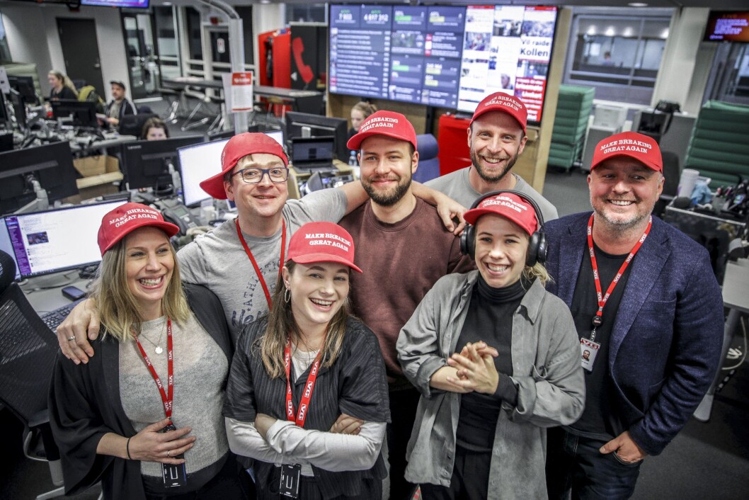 Dette er VGs breaking-lag. Fra venstre: Eva-Therese Loo Grøttum, Håvard Holten, Andreas Løf, Øystein Reistadbakk, Yasmin Sfrintzeris, Oda Leraan Skjetne og Robert Simsø. Dette er VGs breaking-lag. Fra venstre: Eva-Therese Loo Grøttum, Håvard Holten, Andreas Løf, Øystein Reistadbakk, Yasmin Sfrintzeris, Oda Leraan Skjetne og Robert Simsø.