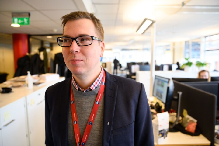 Sjefredaktør og administrerande direktør Eirik Hoff Lysholm i Dagsavisen.