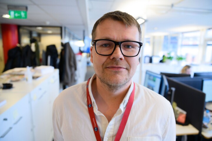 Marknadssjef Marius Floberghagen i Dagsavisen.