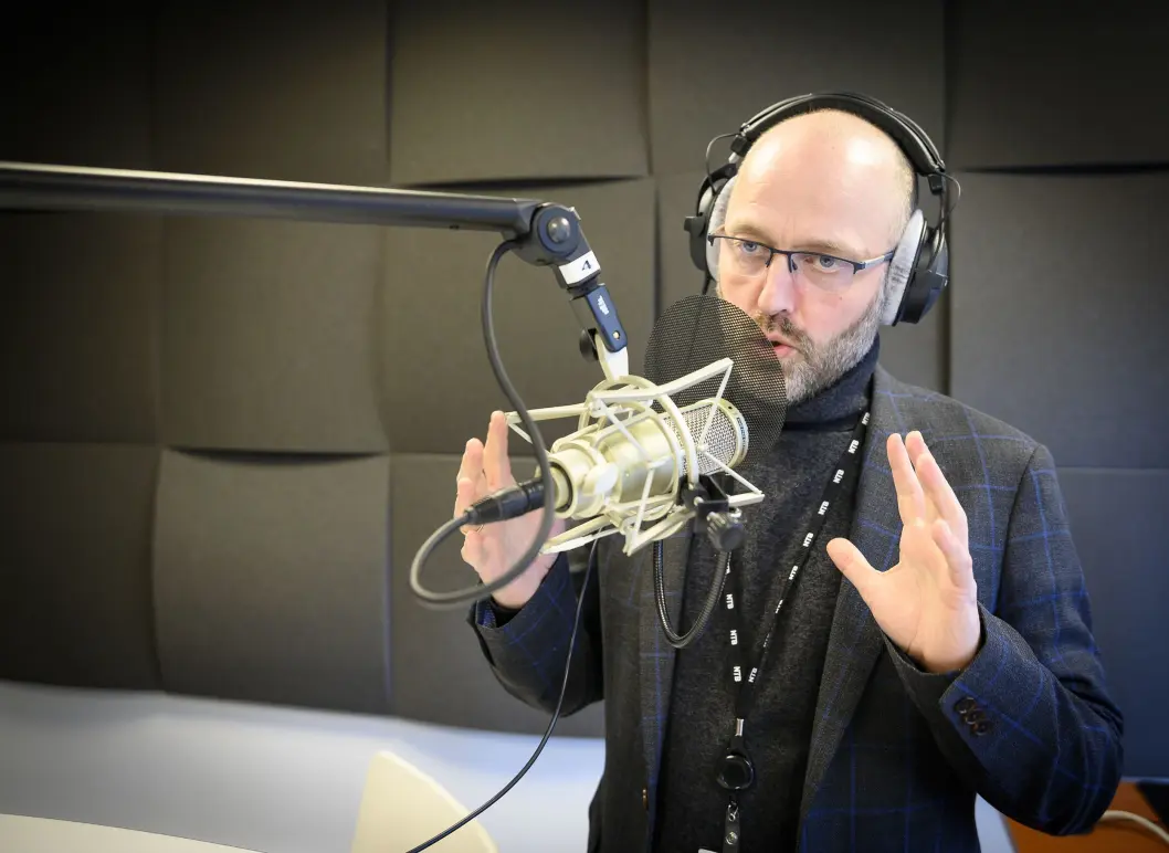 Sjefredaktør og administrerende direktør Mads Yngve Storvik i NTB. Sjefredaktør og administrerende direktør Mads Yngve Storvik i NTB.