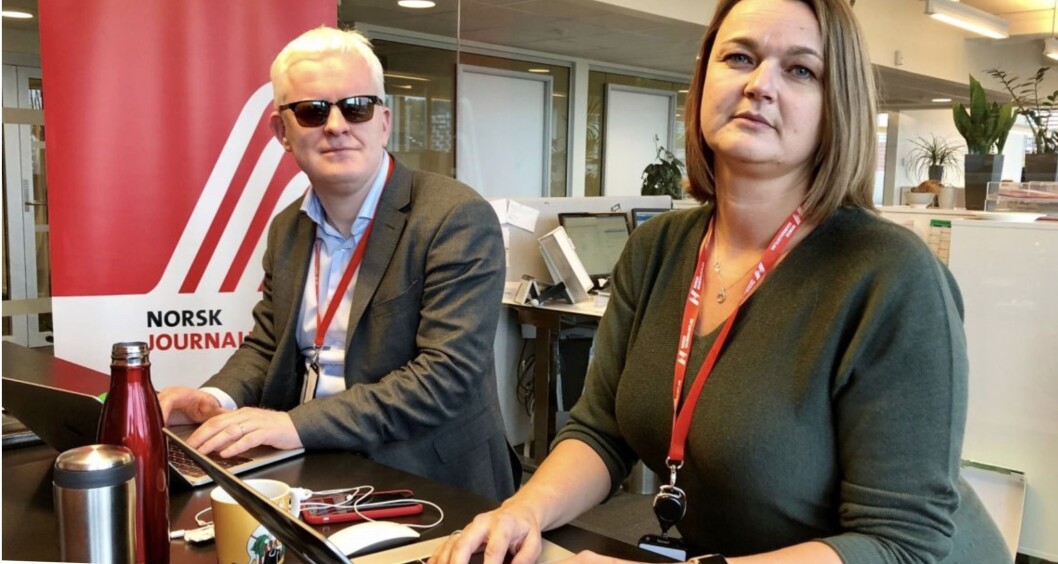NJs nestleder Dag Idar Tryggestad (til venstre) og leder Hege Iren Frantzen. NJs nestleder Dag Idar Tryggestad (til venstre) og leder Hege Iren Frantzen.