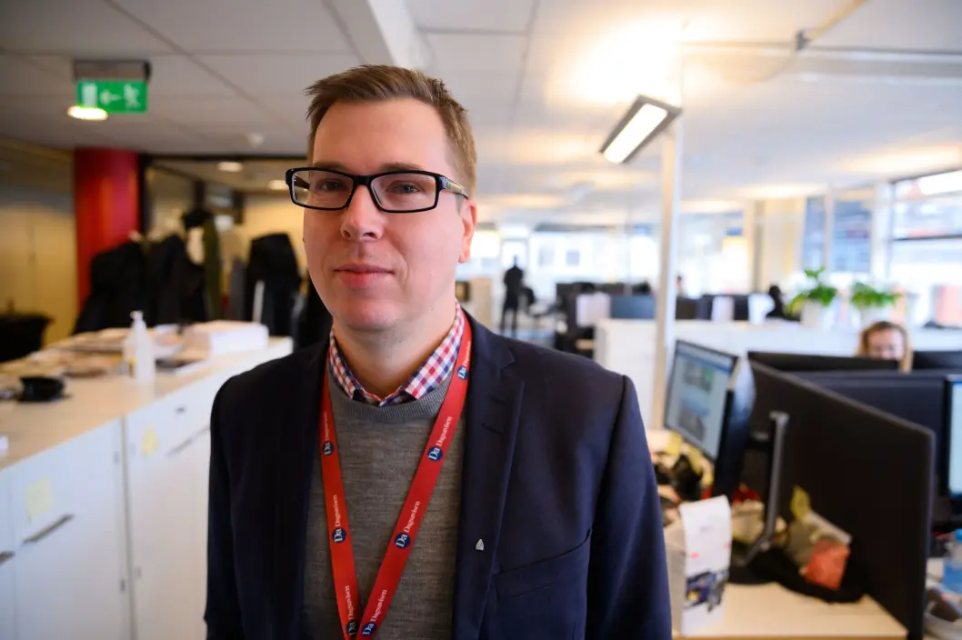 Sjefredaktør og administrerende direktør Eirik Hoff Lysholm i Dagsavisen. Sjefredaktør og administrerende direktør Eirik Hoff Lysholm i Dagsavisen.