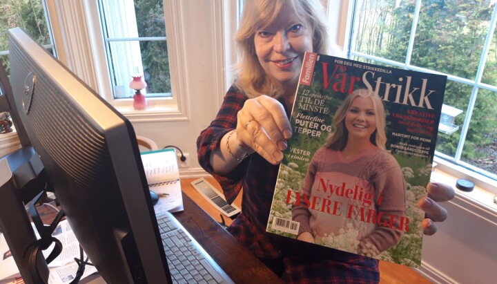 Åse Egeland i Familien har kontroll på hjemmekontoret. Åse Egeland i Familien har kontroll på hjemmekontoret.