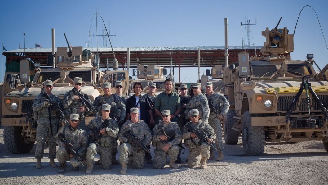 Sammen med amerikanske styrker i Afghanistan Sammen med amerikanske styrker i Afghanistan