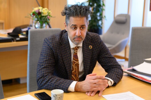 Kultur- og likestillingsminister Abid Raja (V). Kultur- og likestillingsminister Abid Raja (V).