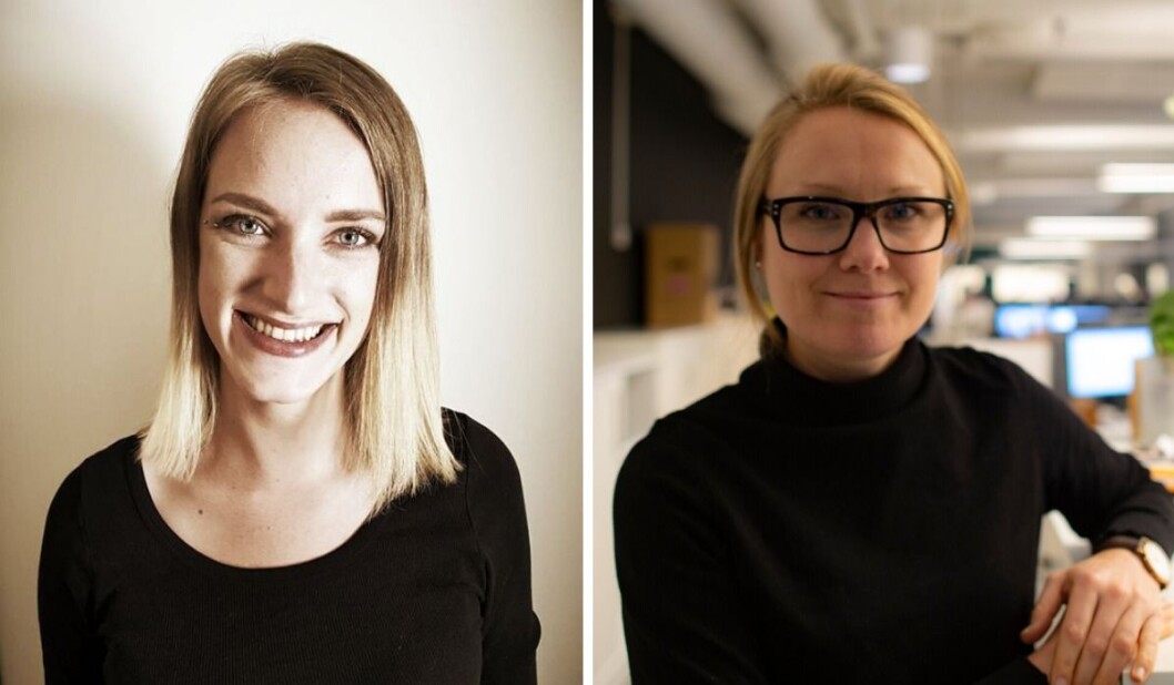 Sarah Gerhardsen og Tuva Strøm Johannessen. Sarah Gerhardsen og Tuva Strøm Johannessen.