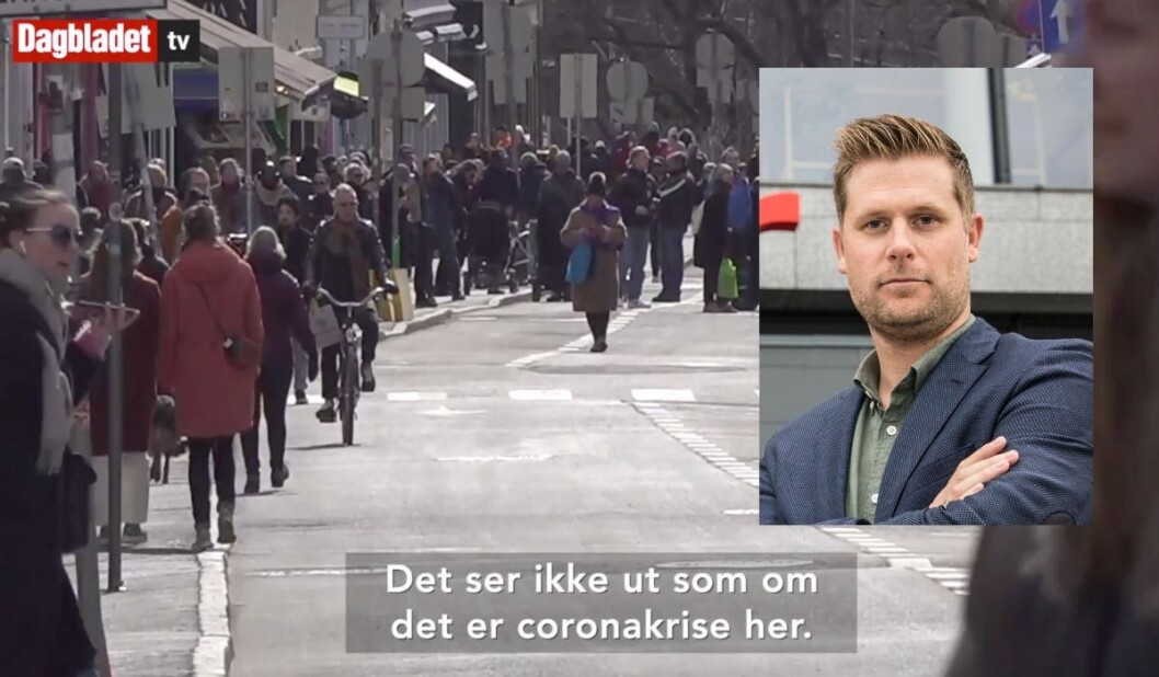 Mads A. Andersen svarer på kritikken av Dagbladet koronavideo. Mads A. Andersen svarer på kritikken av Dagbladet koronavideo.
