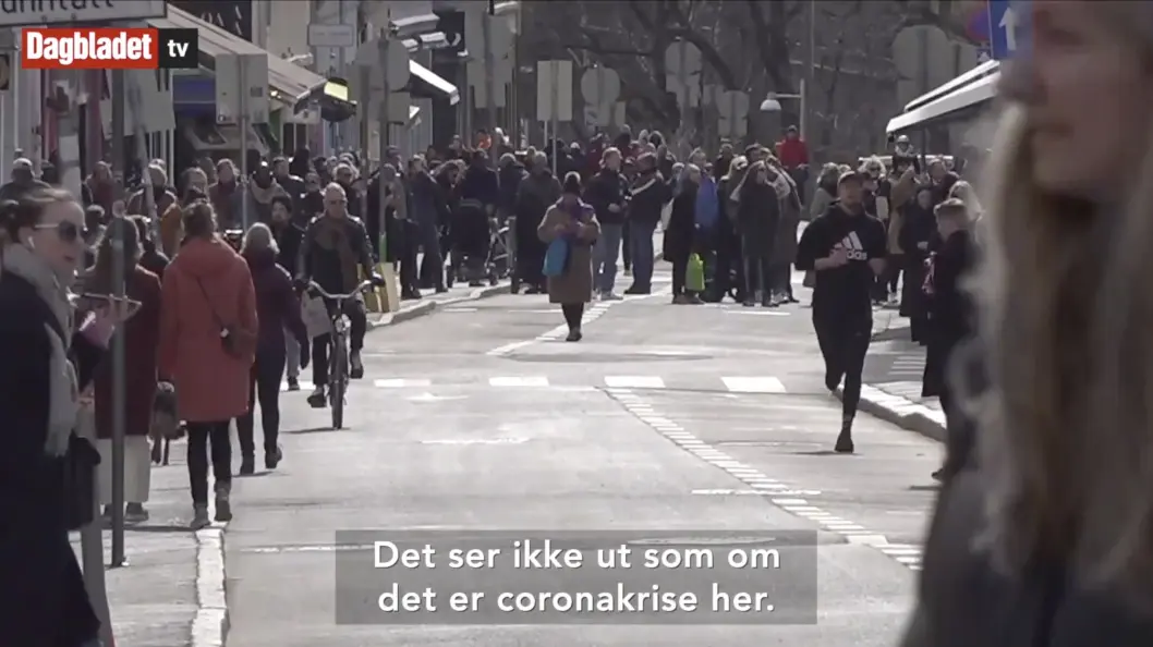 Slik ser videoen ut. Slik ser videoen ut.
