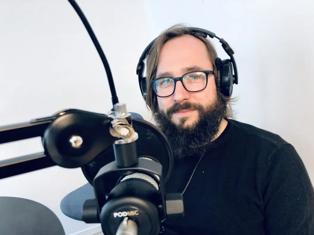 Redaktør Harald S. Klungtveit i Filter Nyheter. Her fra innspilling av Pressepodden. Redaktør Harald S. Klungtveit i Filter Nyheter. Her fra innspilling av Pressepodden.