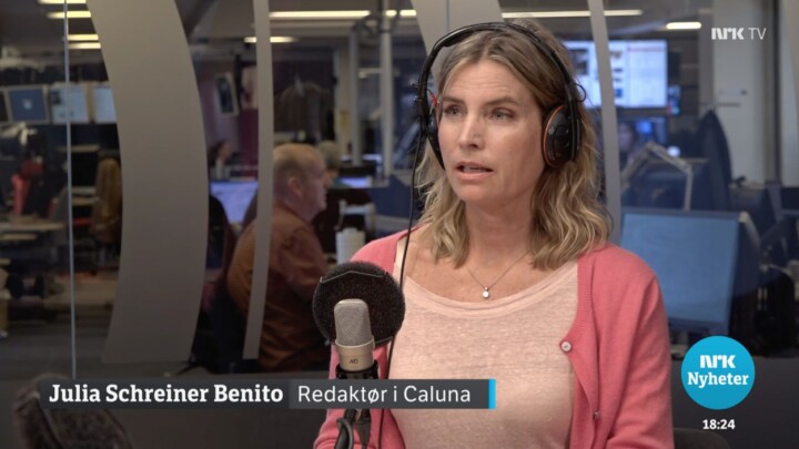 JULIA SCHREINER BENITO, gründer og redaktør hos helsenettstedet Caluna JULIA SCHREINER BENITO, gründer og redaktør hos helsenettstedet Caluna