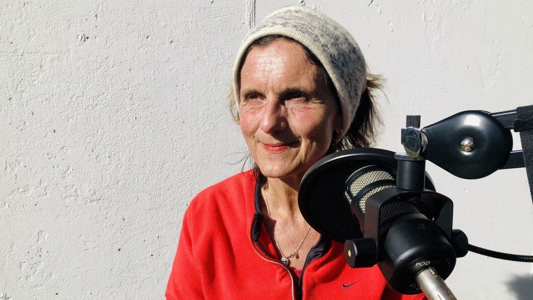 NRK-korrespondent Sidsel Wold. Her fra innspilling av Pressepodden. NRK-korrespondent Sidsel Wold. Her fra innspilling av Pressepodden.