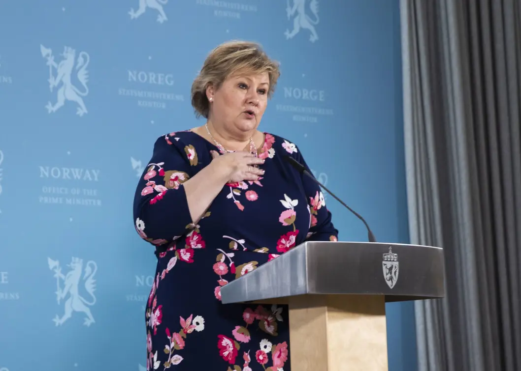 Statsminister Erna Solberg. Statsminister Erna Solberg.