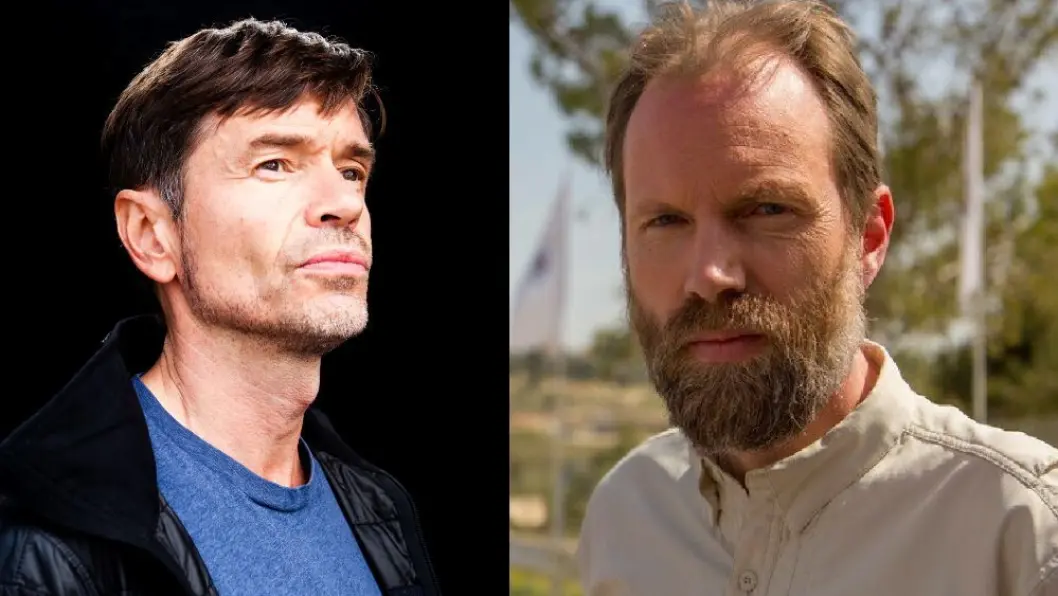 Sosiolog og samfunnsdebattant Kjetil Rolness og utenrikssjef Sigurd Falkenberg Mikkelsen i NRK. Sosiolog og samfunnsdebattant Kjetil Rolness og utenrikssjef Sigurd Falkenberg Mikkelsen i NRK.