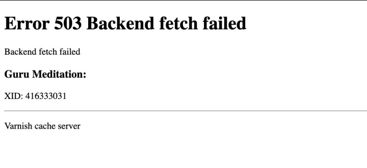 Slik såg Fagbladet sine nettsider ut måndag kveld.