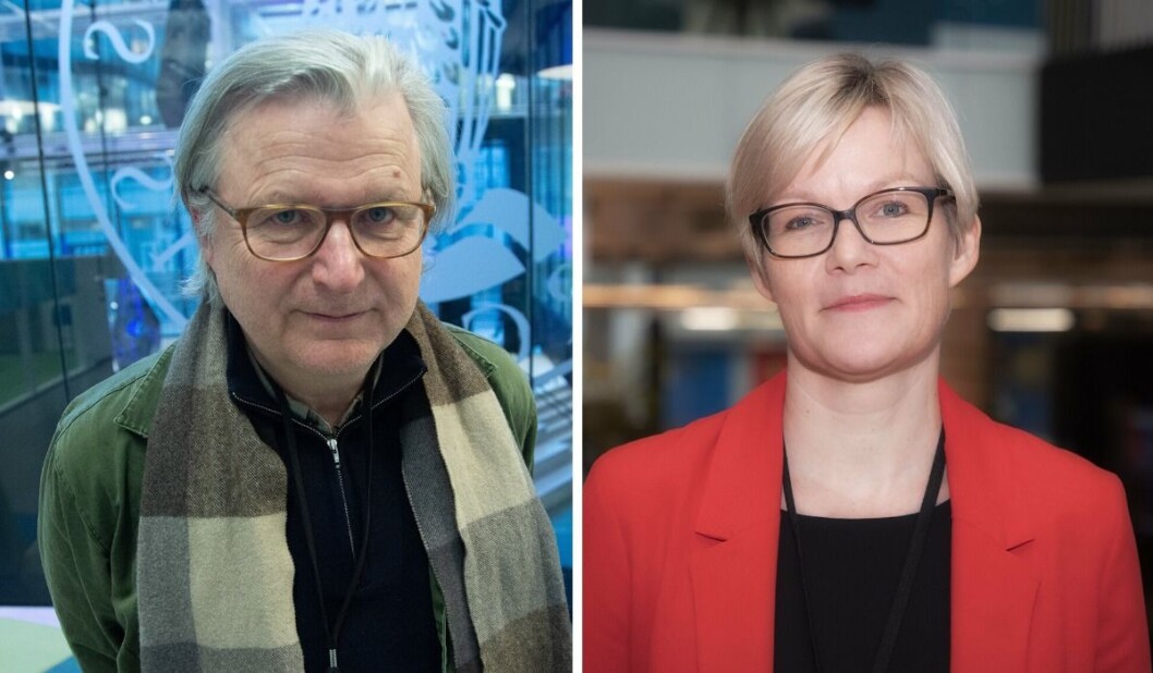Per Christian Magnus og Kristine Holmelid hos Senter for undersøkende journalistikk (SUJO). Per Christian Magnus og Kristine Holmelid hos Senter for undersøkende journalistikk (SUJO).