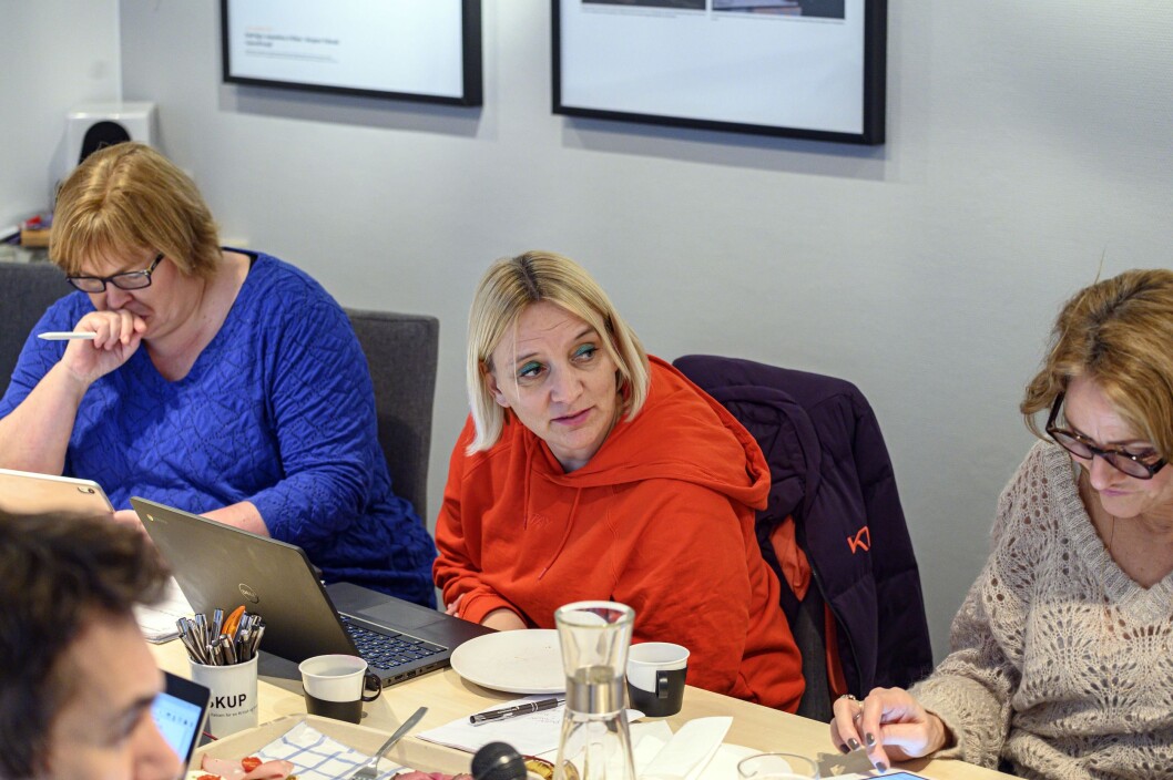 ARKIVFOTO:Elin Floberghagen (fra venstre), Nina Fjeldheim og Kristin Taraldsrud Hoff i PFU-møtet 29. januar. ARKIVFOTO:Elin Floberghagen (fra venstre), Nina Fjeldheim og Kristin Taraldsrud Hoff i PFU-møtet 29. januar.