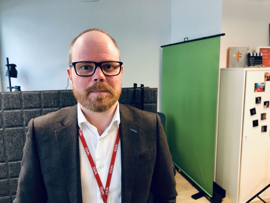 Sjefredaktør Gard Steiro i VG. Her fra da vi spilte inn Pressepodden 29. april 2020. Sjefredaktør Gard Steiro i VG. Her fra da vi spilte inn Pressepodden 29. april 2020.