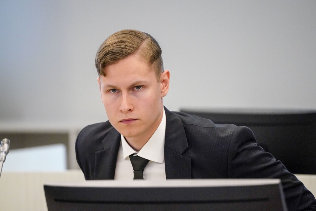Straffesaka mot draps- og terrortiltalte Philip Manshaus starta i Asker og Bærum tingrett torsdag. Straffesaka mot draps- og terrortiltalte Philip Manshaus starta i Asker og Bærum tingrett torsdag.