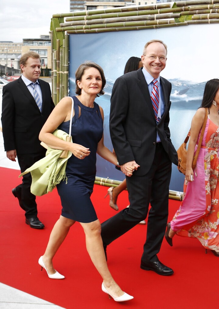 Reporter i TV 2 Gerhard Helskog og Hanne Skartveit, politisk redaktør i VG. Arkivfoto.