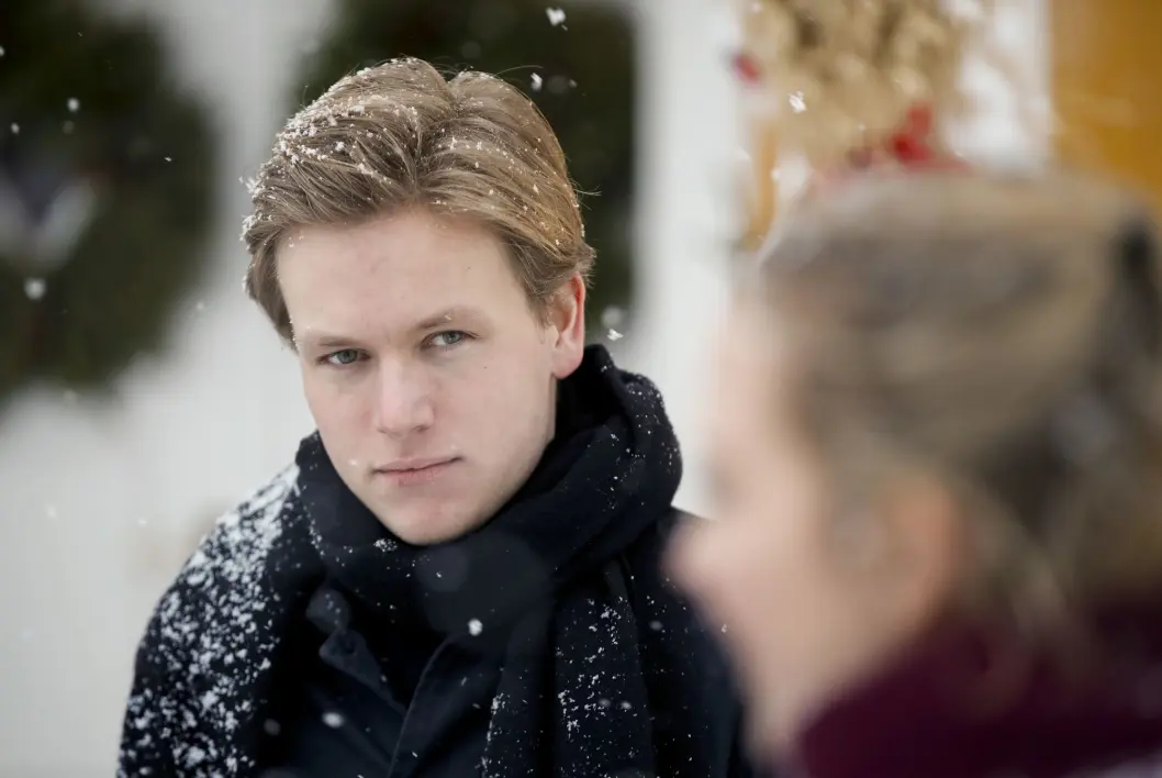 Unge Venstres leder Sondre Hansmark. Unge Venstres leder Sondre Hansmark.