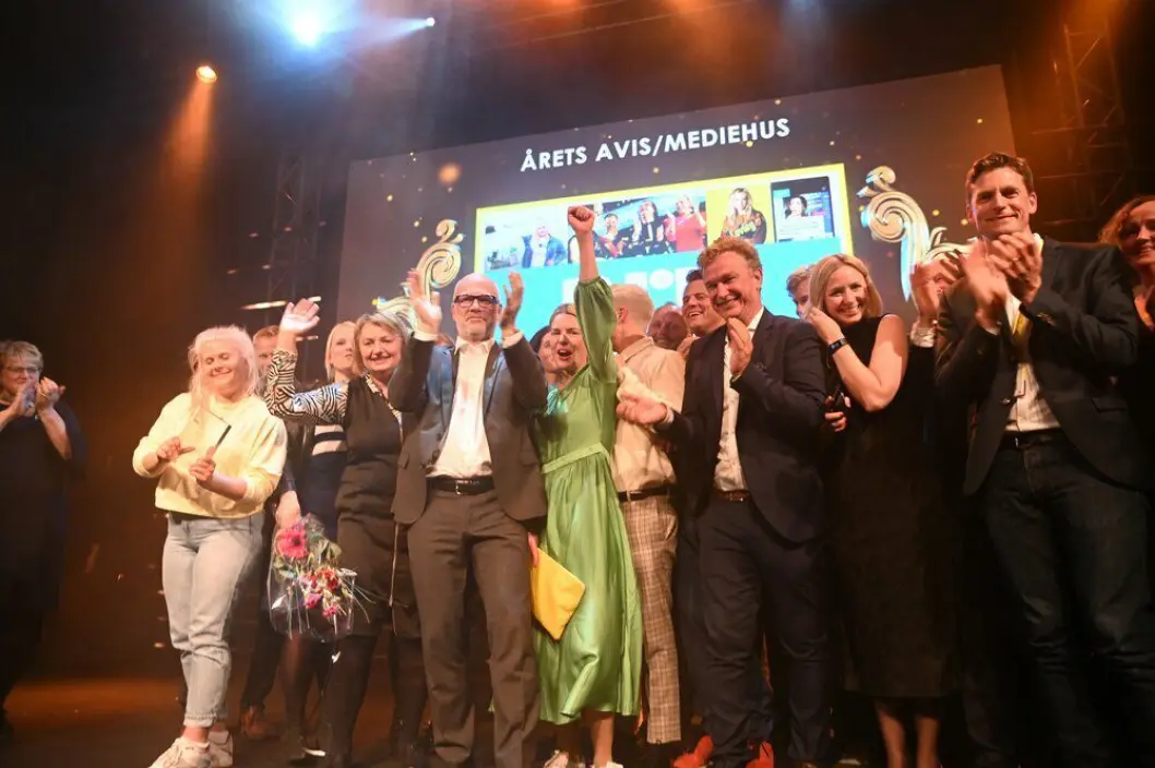 NRK stakk av med prisen for «Årets mediehus» i fjor. NRK stakk av med prisen for «Årets mediehus» i fjor.