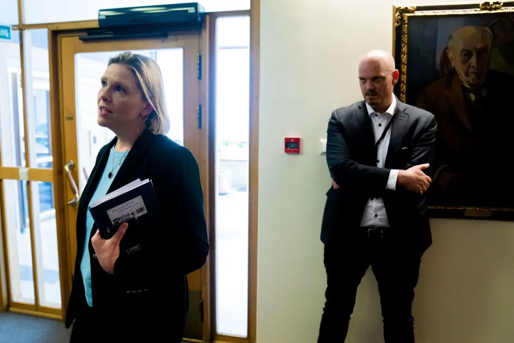Sylvi Listhaugs spesialrådgiver Kristian P. Larssons (til høyre) klage førte ikke frem i PFU. Sylvi Listhaugs spesialrådgiver Kristian P. Larssons (til høyre) klage førte ikke frem i PFU.