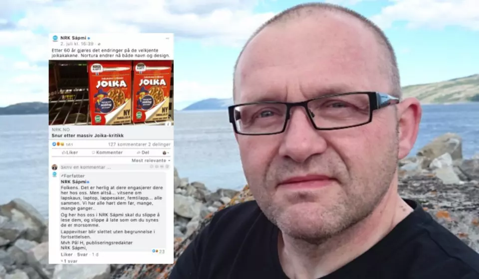 NRK Sapmis publiseringsredaktør Pål Hivand sa klart fra om hva han mente om samevitsene som preget NRK Sapmis kommentarfelt.