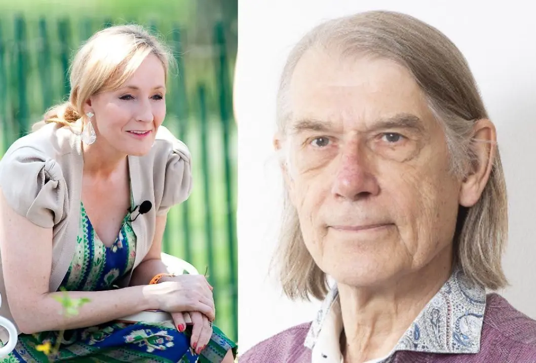 J.K. Rowling og Jan Bojer Vindheim, som er skribent og aktivist. J.K. Rowling og Jan Bojer Vindheim, som er skribent og aktivist.