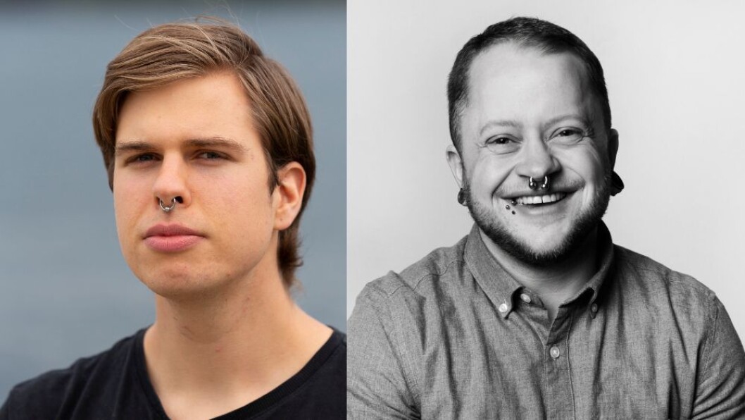 VETLE MIKKELSEN, student og aktivist og LUCA DALEN ESPSETH, transaktivist. VETLE MIKKELSEN, student og aktivist og LUCA DALEN ESPSETH, transaktivist.