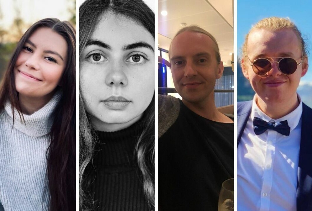 Emma Eriksson, Ida Sandli Jensen, Marcus Brenden og Steffen Pettersen jobber med å dekke kjendis-stoff for Dagbladet. Emma Eriksson, Ida Sandli Jensen, Marcus Brenden og Steffen Pettersen jobber med å dekke kjendis-stoff for Dagbladet.
