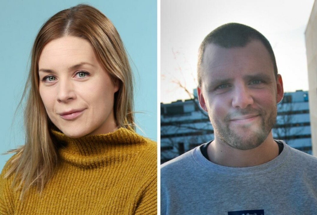 Camilla Bjørn og Daniel Ramberg i NRK P3. Camilla Bjørn og Daniel Ramberg i NRK P3.