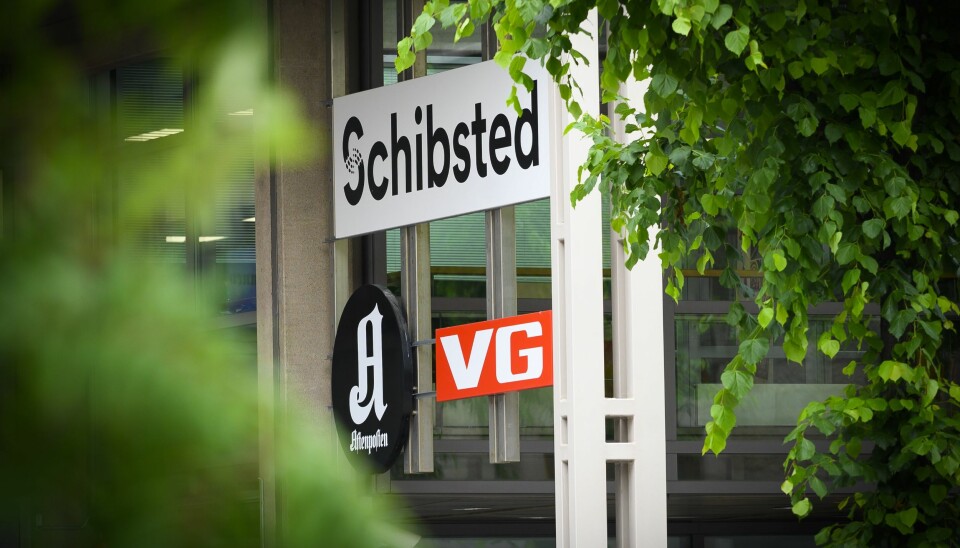 Schibsted-bygget i Akersgata  Oslo sentrum, der både Aftenposten og VG holder hus.