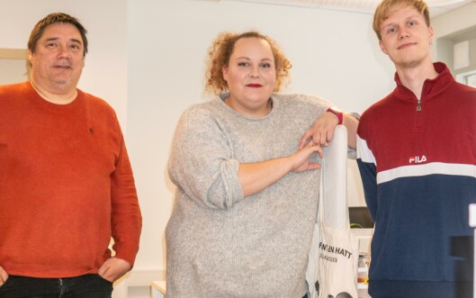 Redaktør Bjørn Egil Jakobsen (fra venstre) og journalistene Linn Marit Hermansen og Jonathan Jæger. Redaktør Bjørn Egil Jakobsen (fra venstre) og journalistene Linn Marit Hermansen og Jonathan Jæger.