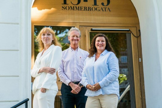 Fra venstre: Karne Lykkebo, Hans Geelmuyden og Marit Høvik Hartmann Fra venstre: Karne Lykkebo, Hans Geelmuyden og Marit Høvik Hartmann