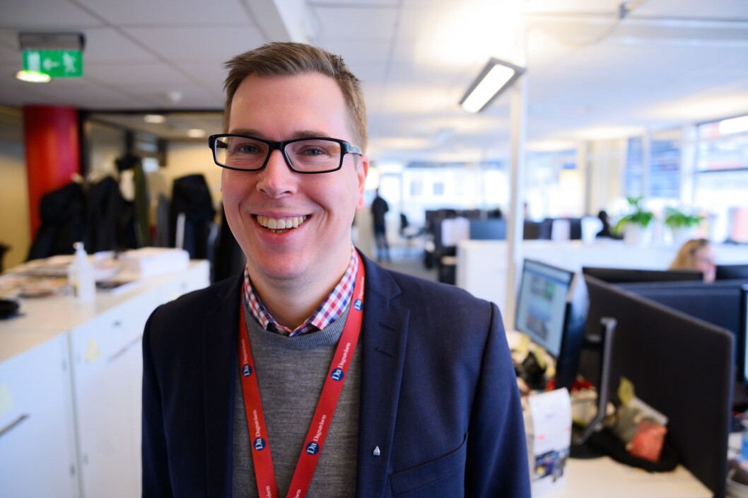 Sjefredaktør og administrerande direktør Eirik Hoff Lysholm i Dagsavisen. Sjefredaktør og administrerande direktør Eirik Hoff Lysholm i Dagsavisen.