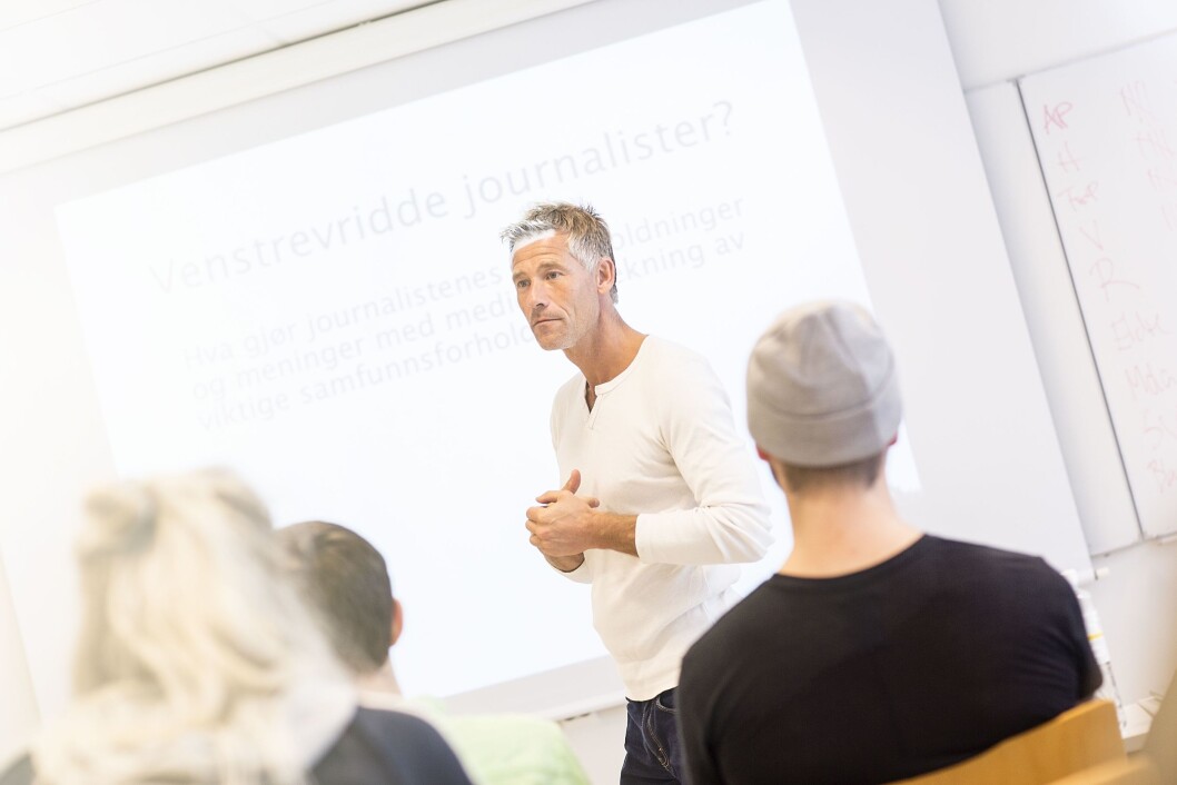 Studieleder Lars Richard Bache på journalistikk ved Høyskolen Kristiania. Studieleder Lars Richard Bache på journalistikk ved Høyskolen Kristiania.
