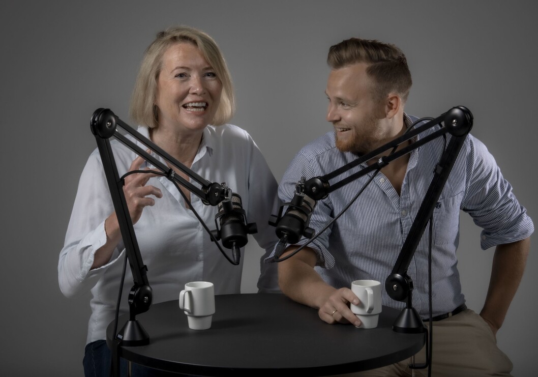 Marie Simonsen (til venstre) og Nicolai Delebekk lanserer i disse dager en nyhetspodkast for Dagbladet. Marie Simonsen (til venstre) og Nicolai Delebekk lanserer i disse dager en nyhetspodkast for Dagbladet.
