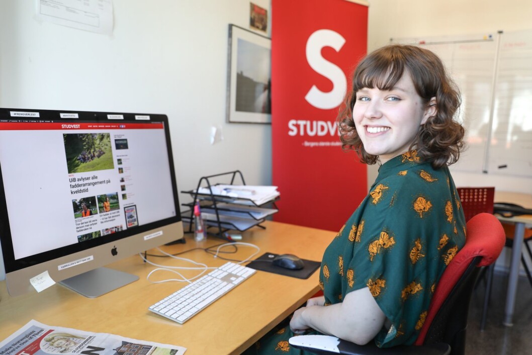 Ansvarlig redaktør i Studvest, Ylva Schwenke. Ansvarlig redaktør i Studvest, Ylva Schwenke.
