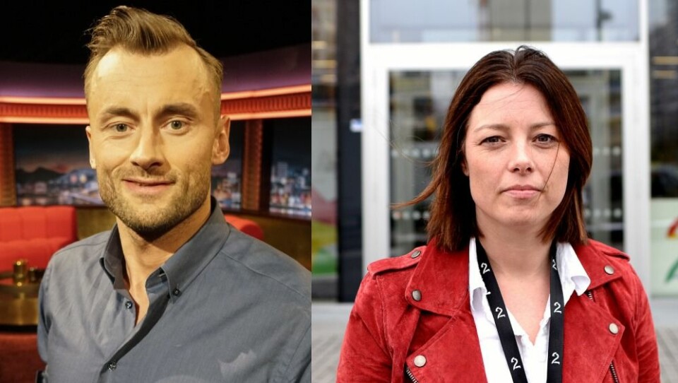 Petter Northug er siktet for overtredelse av veitrafikkloven og for oppbevaring av narkotika. Til høyre: TV 2s Sarah Willand.