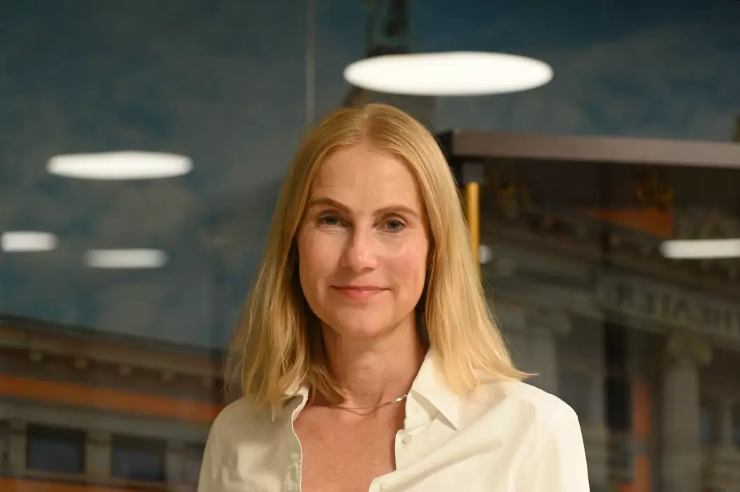 Advokat Camilla Sophie Vislie representerer Dagens Næringsliv i Oslo tingrett.